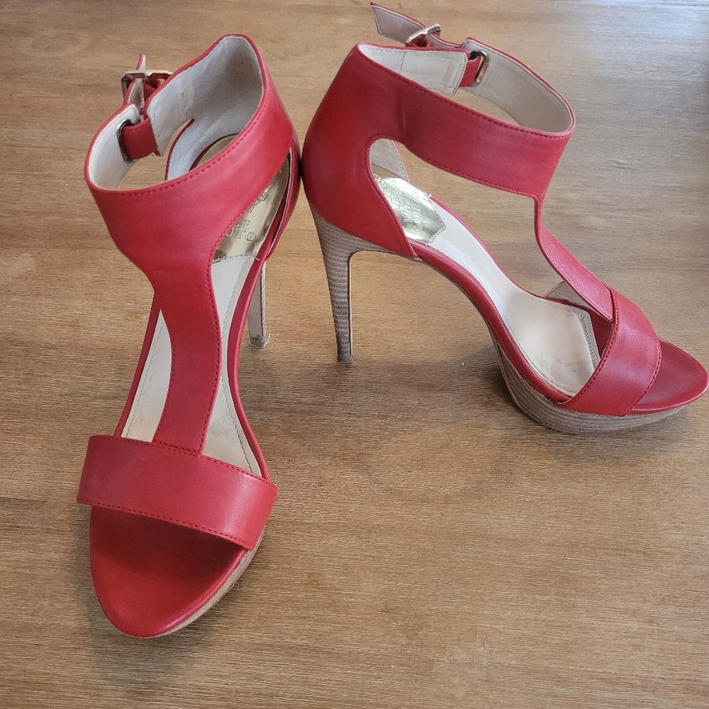 Vince Camuto Red Sandals